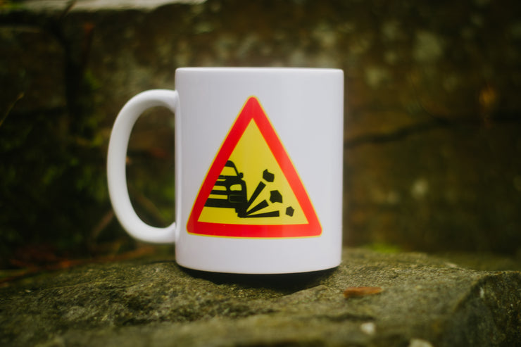 Caution Gravel mug