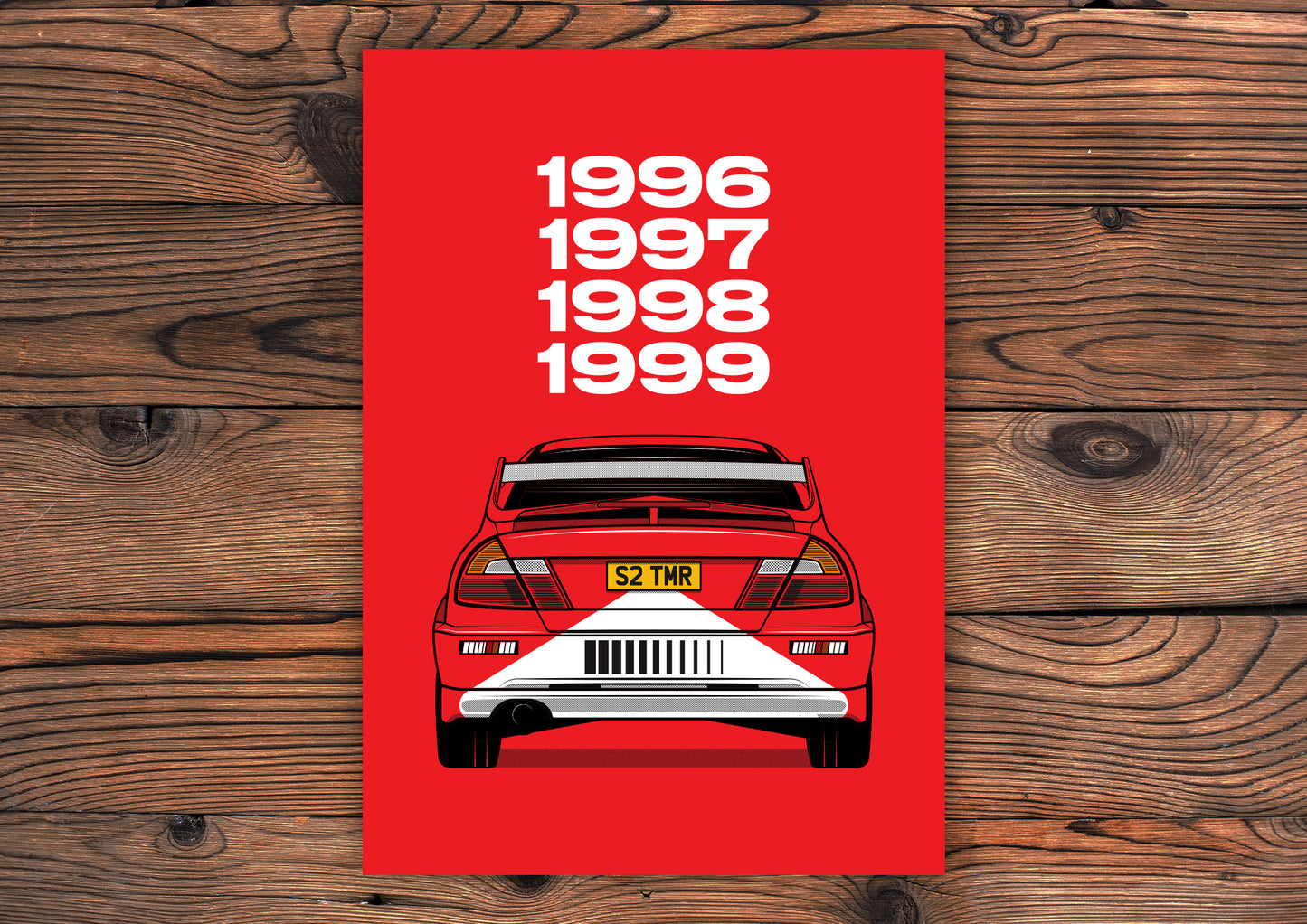Mitsubishi Evo championship print
